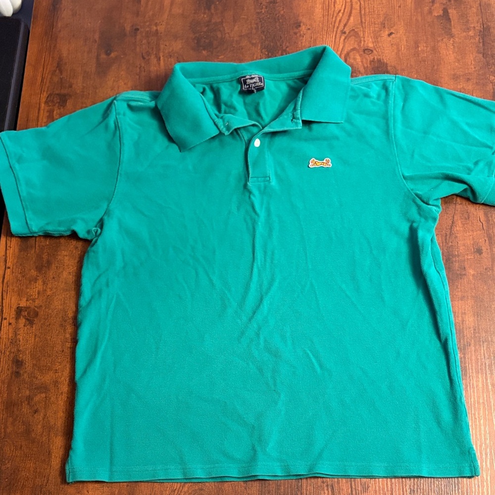Le Tigre Vibrant Green Mens Polo
